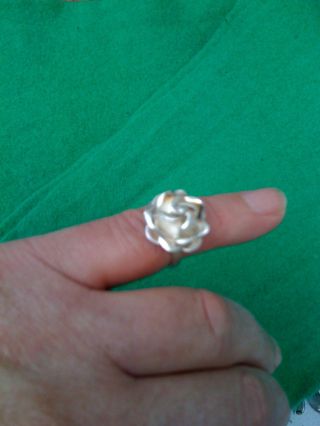 Damen Ring Silber 925 Motive Rose Edel Appart Bild