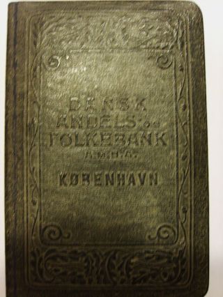 Antike Spardose Um 1900 Der Dansk Andels - Folkebank Bild