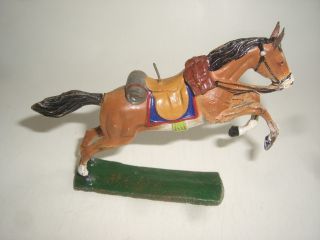 1351/ Hausser Elastolin Western Pferd Für Cowboy Von Ca1935 Bild