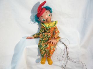 Alte Pelham Puppets Marionette Glieder Puppe Clown Bild