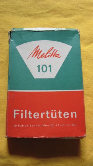 Melitta Kaffee Filter Tüten 101 Weiss Classic 15 Stück Rest Zu Puppenküche Bild