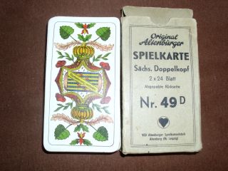 Altenburger Spielkarten - Sächs.  Doppelkopf - Nr.  49 D Bild