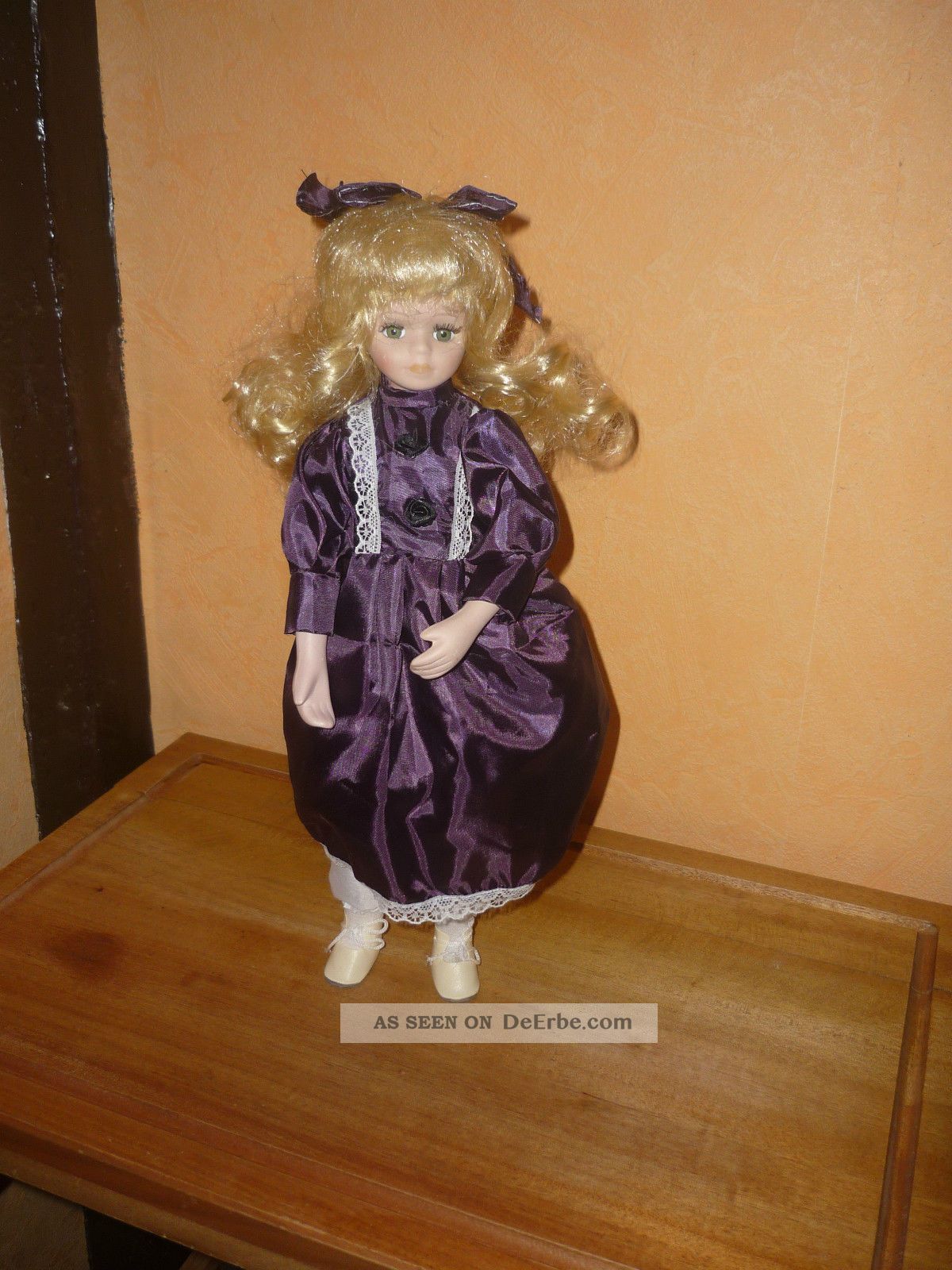 Porzellanpuppe Mit Ovp Für Liebhaber Und Sammler Porzellankopfpuppen Bild