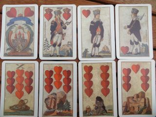 Bergmanns - Spielkarte Skat Im Etui Um 1840 Replik Erzgebirgsmuseum Annaberg - Ddr Bild