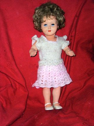 Grosse Drei M Puppe Ende 1950 Festes Celluloid. Bild