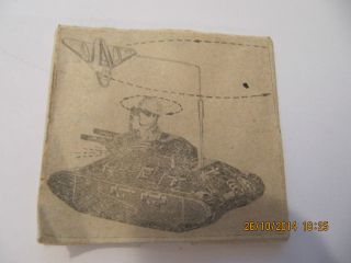1druckplatte,  Militär,  Seltener Panzer 1945 - 1970 Für Spielzeugkatalog - Bild