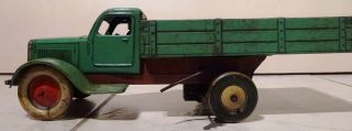 Laster Lkw Blechspielzeug Foreign Ungarn Antik Fundzustand Bild