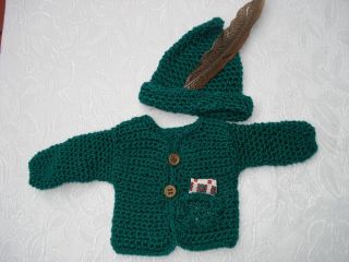 Puppenkleid - Trachtenjacke - Mit Hut - Puppenkleidung Bild