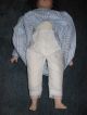 WunderschÖne Porzellan - Kopf - Puppe 50 Cm - Mit Feinem Kleid Und Liebem Gesicht Porzellankopfpuppen Bild 1