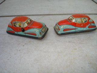 2 Alte Autos Aus Blech Blechspielzeug Bild