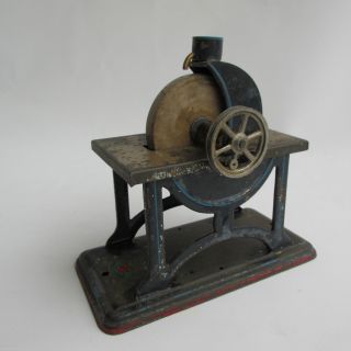 Doll&cie Blech Werkbank Schleifstein Dampfmaschinen Zubehör Mechanisch Um 1910 Bild