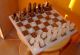 Wunderschönes.  Schachspiel A.  Onyx Mit Figuren Sowie Spielsteinen Für Z.  B.  Dame Gefertigt nach 1945 Bild 1