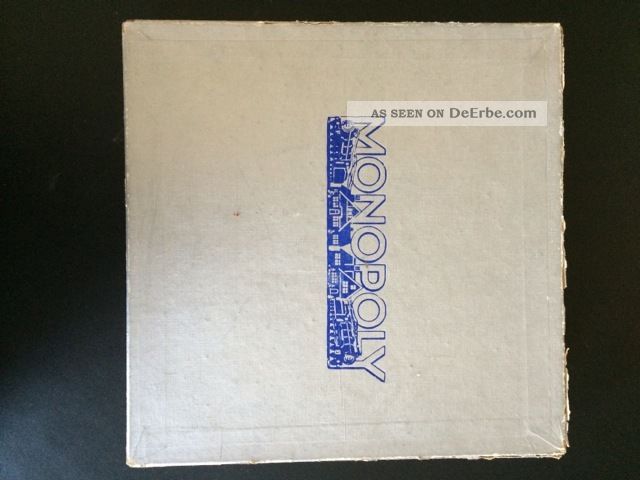 4 Spiele Aus Den 50er/60er Jahren: Monopoly,  Karriere,  D.  Große,  Kl.  Lok Gefertigt nach 1945 Bild