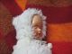 Wiegengehänge Baby Puppe Im Steckkissen,  Ca.  50er Jahre Puppen & Zubehör Bild 3