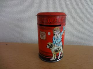 Blech Briefkasten Post Office Alt 60er Puppenhaus Puppen Kinder Dose Spielzeug Bild
