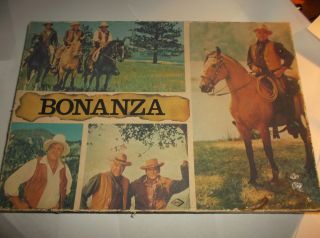 Brettspiel Bonanza Mit Allen Figuren Von Noris Nr.  601/2140 Etwa Um 1965 Bild