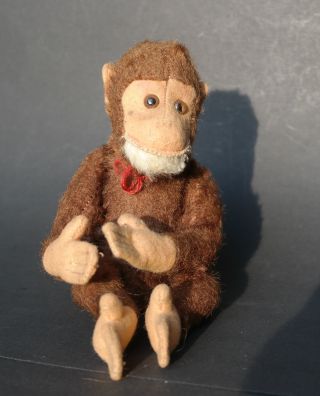 Steiff Affe 22 Cm Antik Monkey Mohair Bear Teddy Kein Knopf Fahne Alt Bild