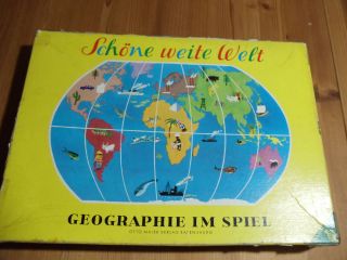 Schöne Weite Welt,  Geographispiel,  Otto Maier,  Ravensburger Spiele 15558 Bild