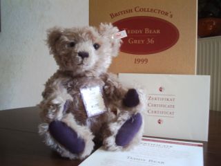 Steiff Britsh Collector´s Bär Teddy Limitiert Auf 3000 Stück 1999 Bild