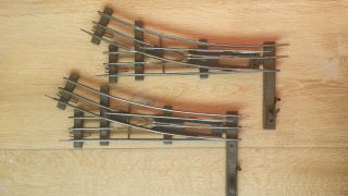 Märklin Spur 1 Tinplate Dreileiter - 2x 16er Weiche Links Alte Bauform Bild