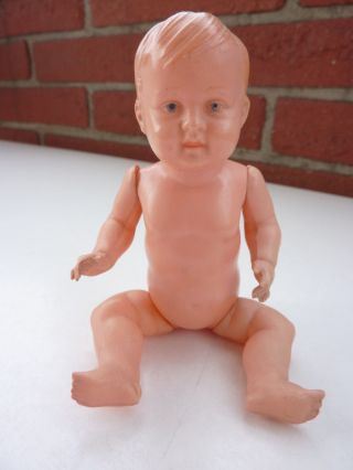 Schildkröt Baby Puppe Celluloid 14,  5 Cm Junge Bild