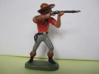 Leyla Masse Cowboy Stehend Mit Gewehr,  7 Cm. Bild