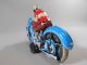 Altes Motorrad Blechspielzeug Made In Western Germany Bike Blech Tin Toys Original, gefertigt 1945-1970 Bild 5