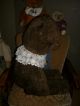 Riesiger,  Dunkelbrauner 103 Cm Großer,  Alter Teddybär - Altersgemäß Sehr Schön Stofftiere & Teddybären Bild 3