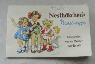 NesthÄkchens Nadelmappe Puppenkleid Nähen Oder Flicken Bild