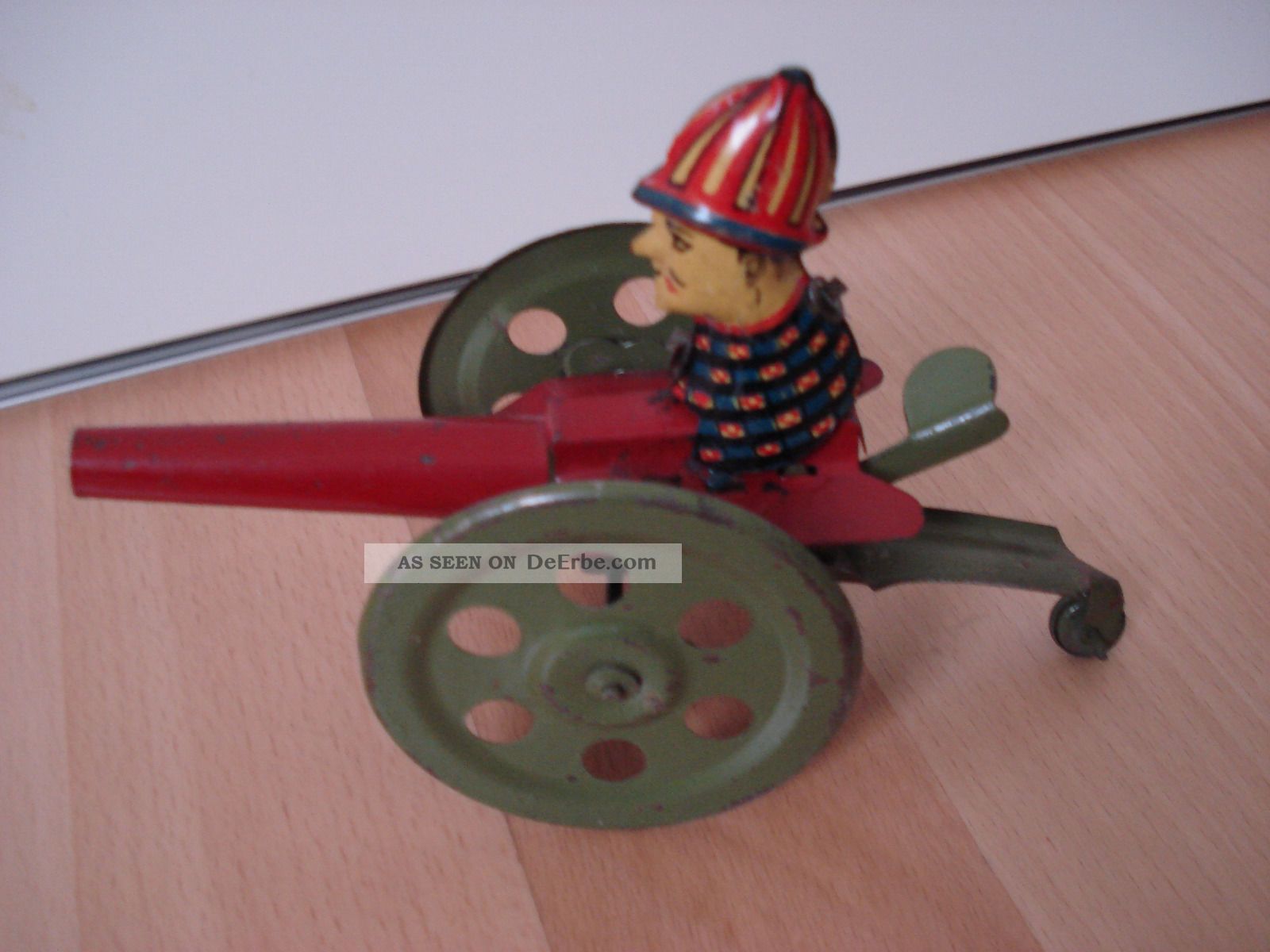 Blechspielzeug Kanonenmann Original, gefertigt 1945-1970 Bild