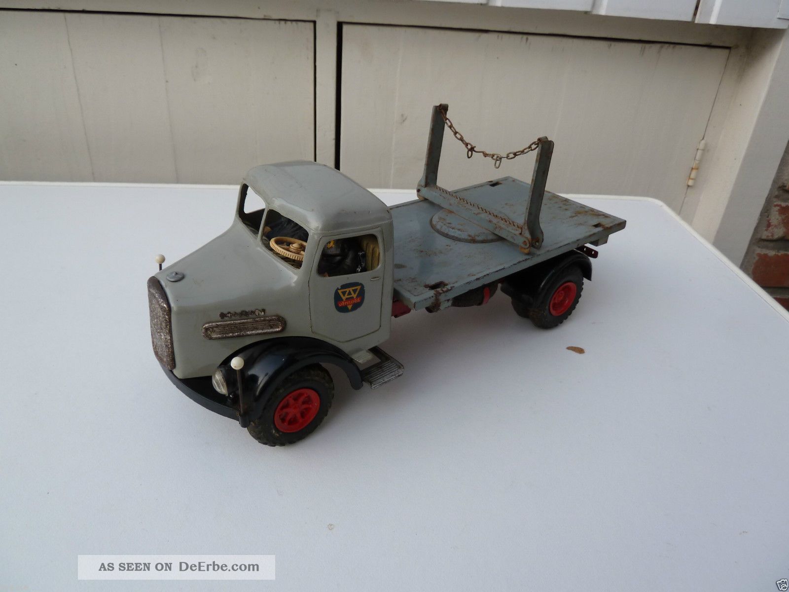 Arnold Man Diesel Lkw Holztransporter Original, gefertigt 1945-1970 Bild