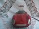 Shinsei Ferrari Custom Blech Rot - Weiß Lackiert Flügeltüren Fernbedienung Batteri Original, gefertigt 1945-1970 Bild 5