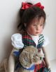 Alte Käthe Kruse Puppe Gr.  Mädchen M.  Dunklen Haaren Ca.  50er Jahre M.  Steiff Hund Käthe Kruse Bild 6