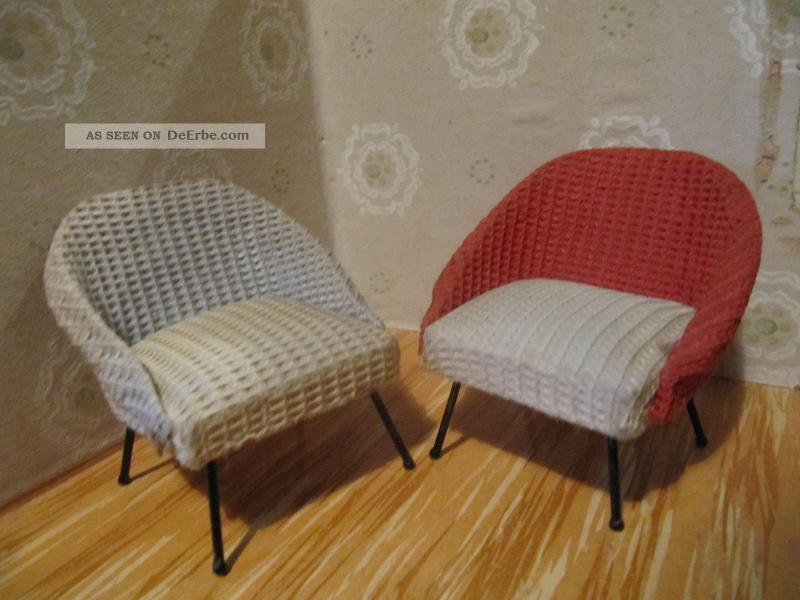 Sessel/stuhl Alt 50ger Jahre 2x Original, gefertigt vor 1970 Bild