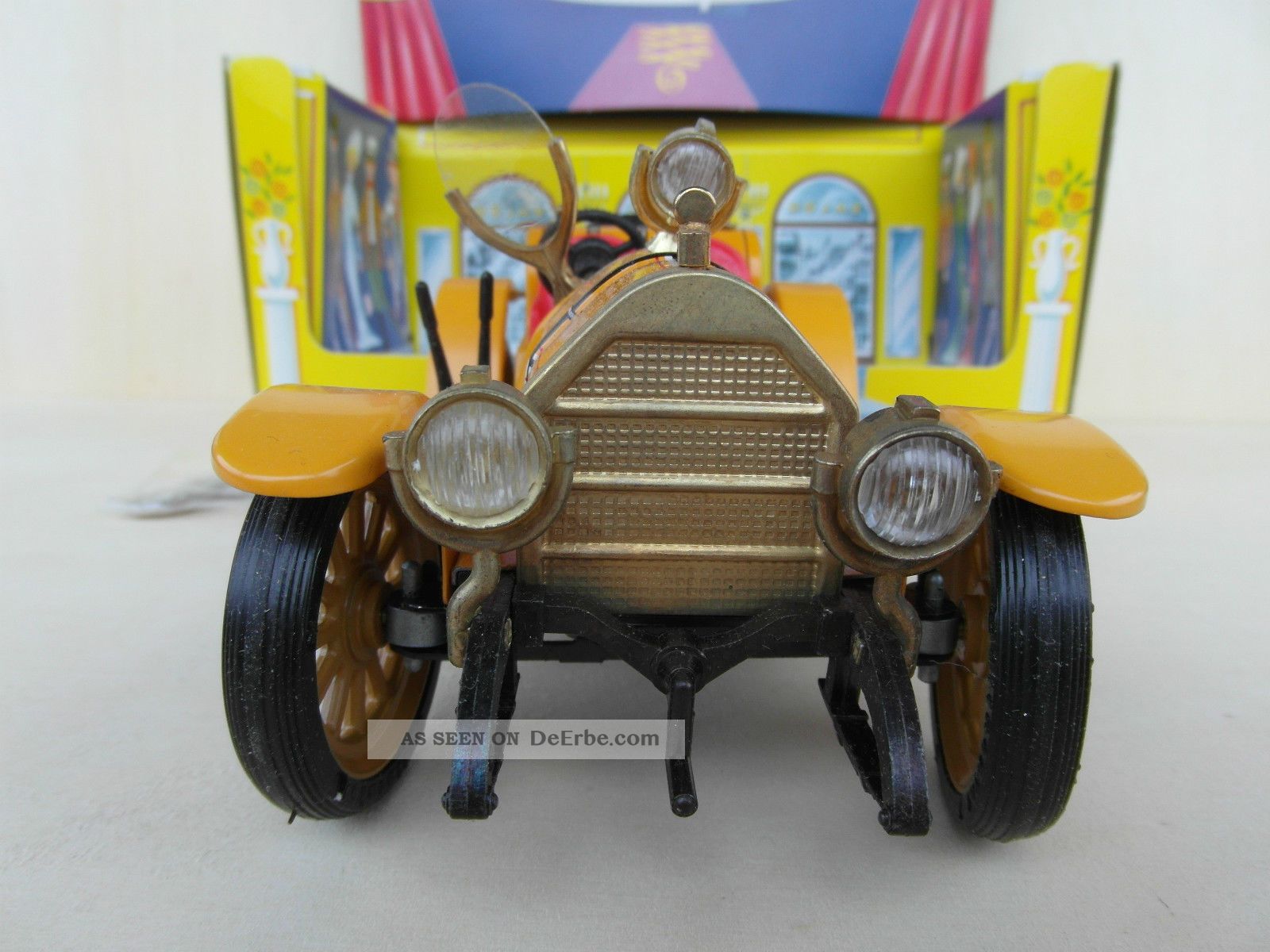 Ancienne Voiture Mécanique Schuco N°1225 – Mercer Typ 35 J 1913 – Jouet à Clé