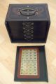Mah - Jongg Mahjong Spiel In Holzbox Mit Schubladen Sehr SchÖn Gearbeitet Gefertigt nach 1945 Bild 3