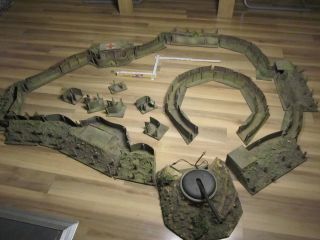 Lineol Schützengrabensystem 1.  Weltkrieg Ohne Soldaten Rarität Mit Feldhaubitze Bild