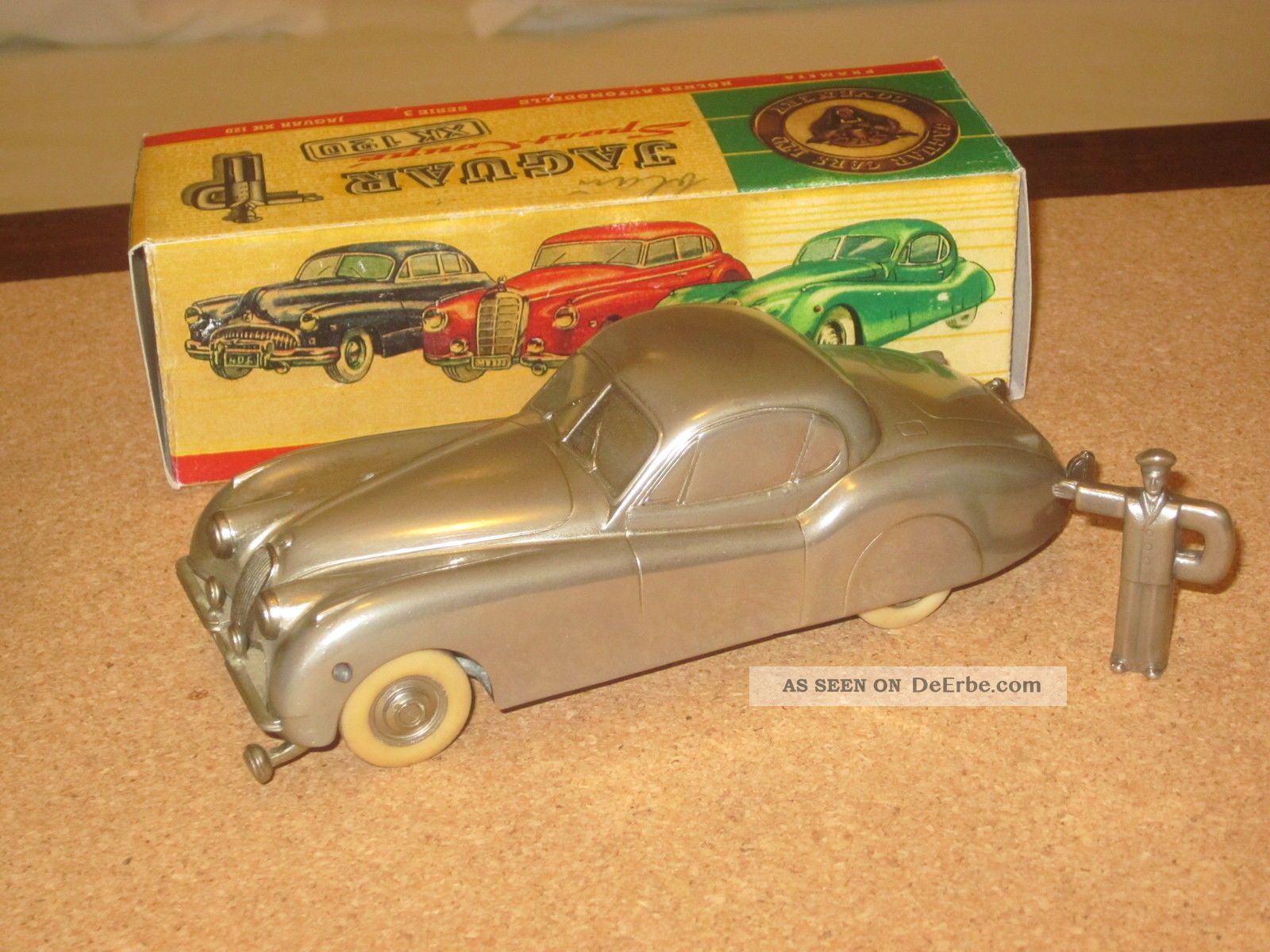 Jaguar Xk 120 - PrÄmeta - Kölner Automodelle - M.  I.  Germany/british - Zone Rarität Original, gefertigt 1945-1970 Bild