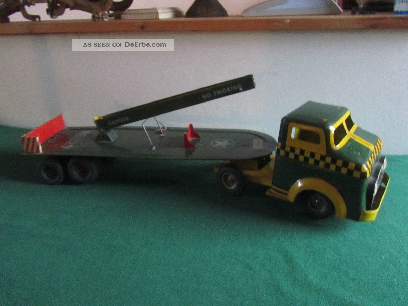 Alter Sehr Großer Raketentransporter Made In Usa Original, gefertigt 1945-1970 Bild