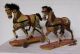 Großer Alter Pferdestall Mit Holzpferden Und Fuhrwerk - Dachbodenfund Holzspielzeug Bild 3
