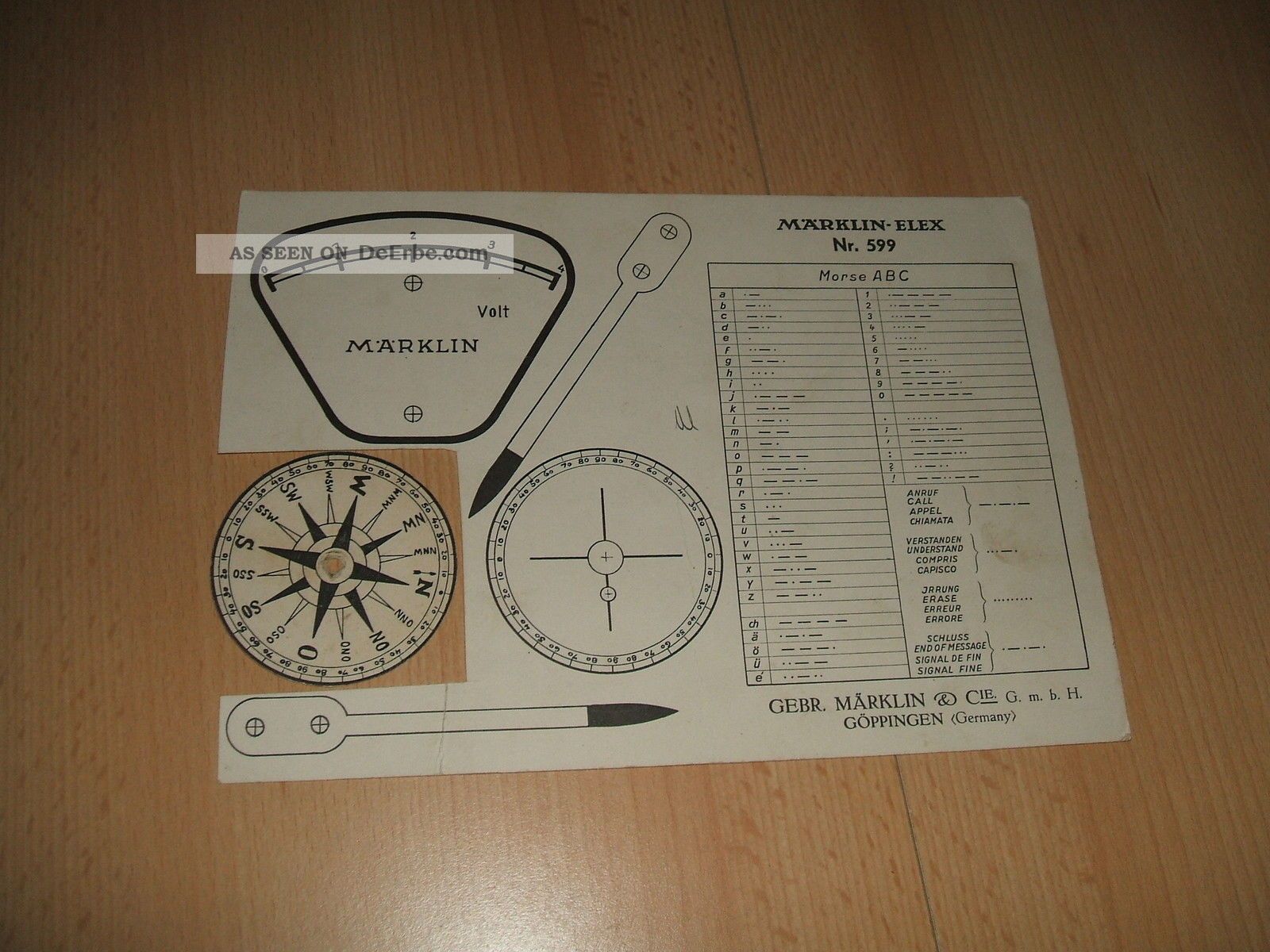 Boîte D'expériences électriques Märklin Elex 502 – Vintage Allemagne – TBE