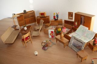 Nostalgische Puppenstuben - Möbel Bild