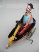 Clown In Seifenkiste,  Blechspielzeug,  Sammlerstück Gefertigt nach 1970 Bild 2