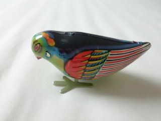 Vintage - - Blechspielzeug Laufender Vogel - - - - Mechanisch - - Mit Aufziehmot Bild