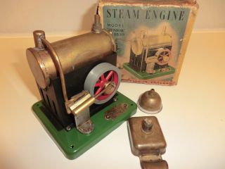 Sel 1530 – Dampfmaschine Steam Engine Model Junior Made In England Ovp Bild