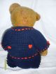 Teddy,  Teddybär,  Sehr Alt,  Ca.  60 Cm Groß Stofftiere & Teddybären Bild 2