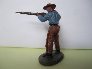 Masse Cowboy Stehend Mit Gewehr Von Tipple Topple,  7 Cm. Bild