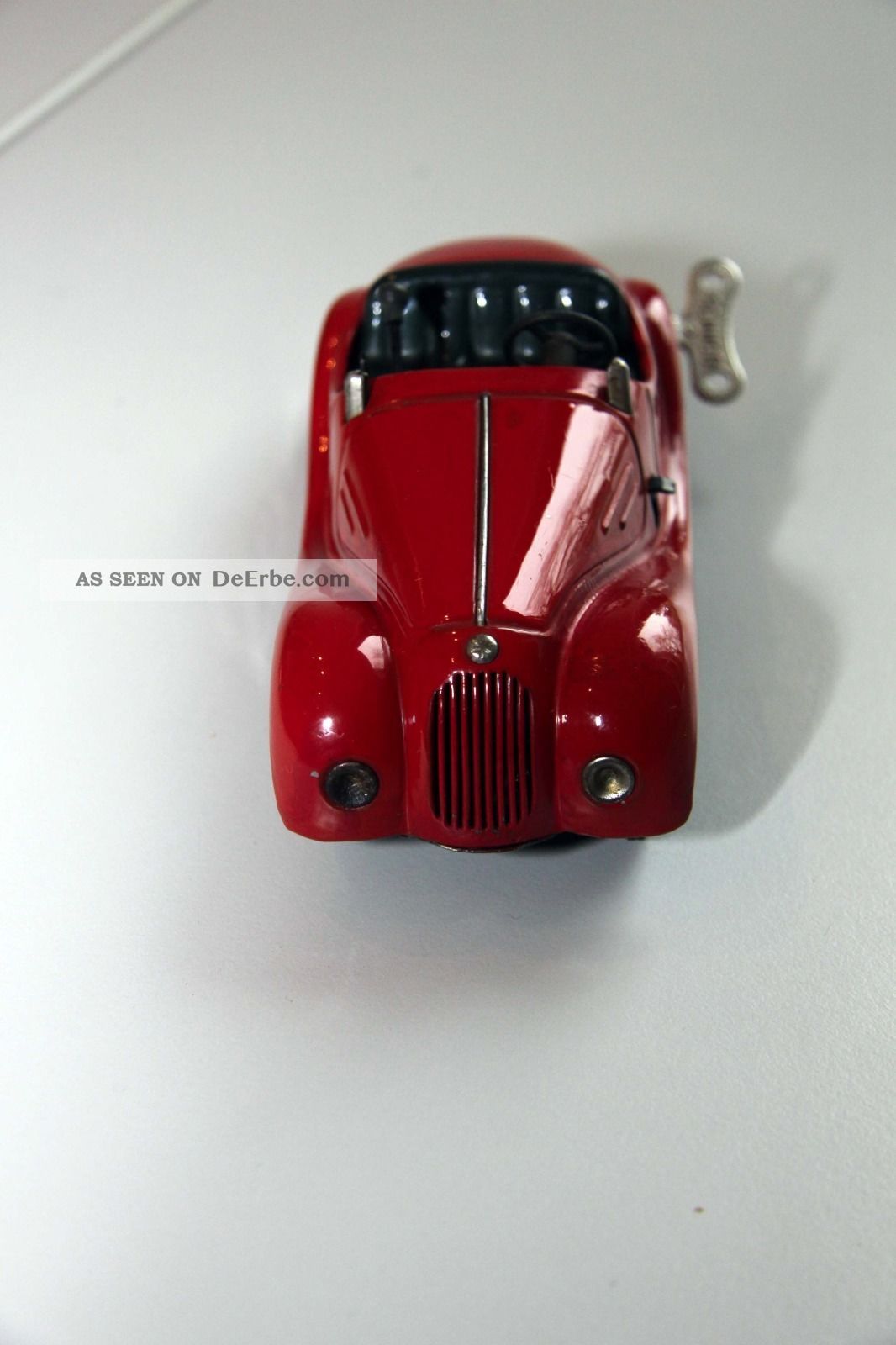 Petite Voiture Schuco Examico 4001 Rouge – Mécanique à Clé – Ouest Allemagne 14,5 Cm – Occasion