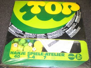 Hanje Spiele - Atelier Top No 4 Von 1971 Vintage Selten Rar In Ovp Würfelspiel Bild
