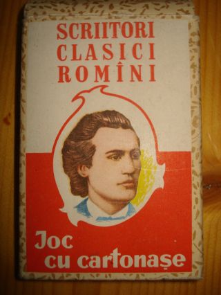 Scrititori Clasici Romini Joc Cu Cartonase Altes Kartenspiel Rumänien Anleitung Bild
